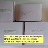 SAÇ JANTLARA ÇAKMA BALANS KURŞUNU, ÇİNKO MALZEME 5-10-15-20 GR