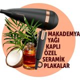 Saç Kurutma Makinesi 2300W Güçlü Ac Motor Difüzör Başlıklı Profesyonel Kullanım İçin