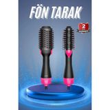 Saç Kurutma Makinesi Saç Düzleştirici Fön Tarak Isı Ayarlı Sıkı Dişli Tdms-07 - Renkli - 1