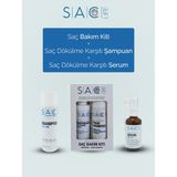 Sac Life Saç Bakım Kiti, Saç Dökülmelerine Karşı Şampuan ve Serum 3'lü Set