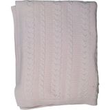 Saç Örgülü Içi Welsoft Triko Bebek Battaniyesi 80X95 cm - Pembe - 80 x 95 cm