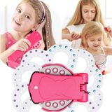 Saç Parıltılı Pullu Kit - Saç Parıltılı Yama, Damga ve Zımba Aleti ile Saç Bedazzler Kiti. Kolay Saçlar Parıltılı Saçlar Parıltılı Damgalama - 180 Adet Parıltılı Pullar