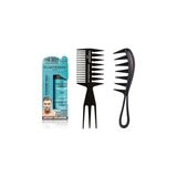 Saç Şekillendirici Pudra Toz Wax Mat Effect Mavi 20 G + Şekil Tarağı X2 3'lü Set - Çok Renkli