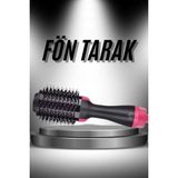 Saç Şekillendirici ve Saç Düzleştirici Fön Tarağı Tarak Fırça 1200W Saç K - COMPTR4779-2 - Çok Renkli