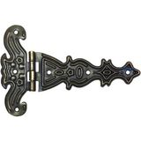 Saç Tek Kuyruklu Menteşe - 69X102 Mm, Büyük, Antik, 1 Adet