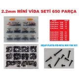 SAC VİDASI SETİ 2.2mm MİNİ VİDA SETİ YHB YSB PCB-PLASTİK-AHŞAP