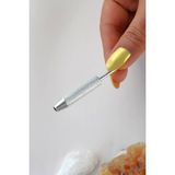 Sacce Scarves & Accessories Paslanmaz Çelik Piercing Topu Açma ve Tutma Aparatı | 6.2 cm | Çok Amaçlı Piercing Pense - 104 Gri