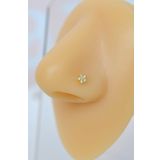 Sacce Scarves&Accessories 925 Ayar Gümüş Taşlı Çiçek Gold Hızma