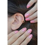 Sacce Scarves&Accessories Altın Sarı Gold Renk Çelik Düz Halka Helix Kıkırdak Küpesi Piercing