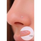 Sacce Scarves&Accessories Antialerjik Bioplast Esnek Şeffaf Silikon 2 Adet Hızma
