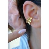 Sacce Scarves&Accessories Antik Bohem Sıkıştırmalı Earcuff | Deliksiz Kıkırdak Küpesi | Rodyum Kaplama Çelik
