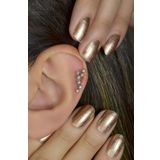 Sacce Scarves&Accessories Başak Burcu Küpe Takımyıldızı Yıldızlı Helix Gümüş Renk Piercing