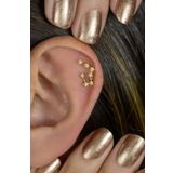 Sacce Scarves&Accessories Boğa Burcu Küpe Takımyıldızı Gold Taurus Piercing