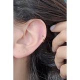 Sacce Scarves&Accessories Düz Halka Tragus Piercing