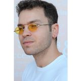 Sacce Scarves&Accessories Erkek Gold Çelik Halka 20 mm Büyük Boy Küpe