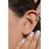 Sacce Scarves&Accessories Gold Kelebek Tragus Piercing