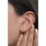 Sacce Scarves&Accessories Gold Kutup Yıldızı Halka Tragus Helix Kıkırdak Küpesi Piercing