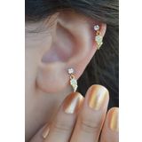 Sacce Scarves&Accessories Gold Melek Kanadı Sallantılı Helix KIkırdak Piercing