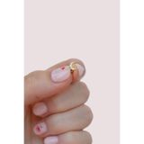 Sacce Scarves&Accessories Gold Renkli Taşlı Ay Figürlü Piercing Helix Kıkırdak Conch Lob