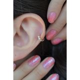 Sacce Scarves&Accessories Gold Taşlı Halka Tragus Piercing