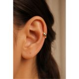 Sacce Scarves&Accessories Gümüş Renk Bombeli Çelik Halka Helix Kıkırdak Lob Piercing