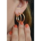 Sacce Scarves&Accessories İnce Halka 20 mm Küpe