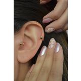 Sacce Scarves&Accessories Kalp Tragus Helix Kıkırdak Küpesi Piercing