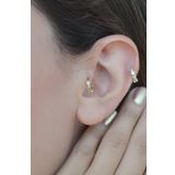 Sacce Scarves&Accessories Kalpli Halka Tragus Helix Kıkırdak Küpesi Piercing