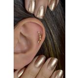 Sacce Scarves&Accessories Kova Burcu Küpe Takımyıldızı Gold Aquarius Piercing