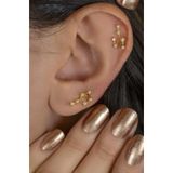 Sacce Scarves&Accessories Terazi Burcu Küpe Takımyıldızı Gold Libra Piercing
