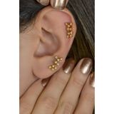 Sacce Scarves&Accessories Yay Burcu Küpe Takımyıldızı Gold Sagittarius Piercing