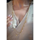 Sacce Scarves&Accessories Yıldız Charm Detaylı Çelik Uzun Kolye
