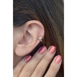 Sacce Scarves&Accessories Zirkon Kalp Model Halka Tragus Helix Kıkırdak Küpesi Piercing