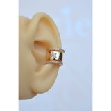 Sacce Scarves&Accessories Zirkon Taş Yıldız Detaylı Earcuff Deliksiz Kıkırdak Küpesi