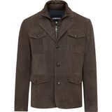 Sacramento Erkek Kahverengi Nubuk Deri Mont 25SGD6563V3 - XL