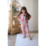 Sacro Kids Kuromi Baskılı Eşofman-Sweatshirt 2 Iplik Mevsimlik Kız Çocuk Takım - Çok Renkli - 3 - 4 Yaş