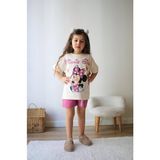 Sacro Kids Minnie Girl Desenli Şort-Tişört Yazlık Kız Çocuk Takım - Çok Renkli - 9 - 10 Yaş
