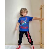 Sacro Kids Spiderman Baskılı Altı Uzun T-Shirt Erkek Çocuk Takım - Çok Renkli - 9 - 10 Yaş