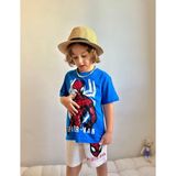 Sacro Kids Spiderman Baskılı Şort T-Shirt Erkek Çocuk Takım - 9 - 10 Yaş - Çok Renkli