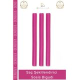 #Saçşekillendirici İpek Saten Isısız Saç Şekillendirme Seti Profesyonel Kolay Şekillendirici Sosis Bigudi