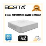 Sad 4 Kanal 2 Mp 1080N Dvr Kamera Kayıt Cihazı KD-244