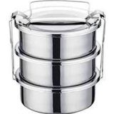 Sada Güneş Çelik NO-14CM 3lü Metal Sefer Tası - Çok Renkli