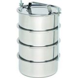 Sada Güneş Çelik NO-14CM 4lü Metal Sefer Tası - Çok Renkli