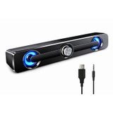 SADA V-111 Kablolu Soundbar Hoparlör 3W Stereo USB + 3.5mm AUX TV PC Laptop Uyumlu