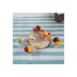 Sadaf Heart - 6 Adet Mini Cam Sosluk Kahve Yanı Lokumluk Reçellik Sunumluk Dekoratif Tabak - 65 ML