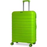 Saddlebag Karbon Pp Seyahat Valizi Horizon Serisi Kırılmaz Bavul, Büyük Boy - Fıstık Yeşili