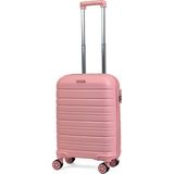 Saddlebag Karbon Pp Seyahat Valizi Horizon Serisi Kırılmaz Bavul, Kabin Boy - Pembe