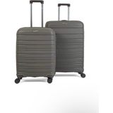 Saddlebag Karbon Pp Seyahat Valizi Horizon Serisi Kırılmaz Bavul, Orta Boy&Büyük Boy - Füme