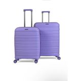 Saddlebag Karbon Pp Seyahat Valizi Horizon Serisi Kırılmaz Bavul, Orta Boy&Büyük Boy - Lila