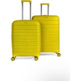 Saddlebag Karbon Pp Seyahat Valizi Horizon Serisi Kırılmaz Bavul, Orta Boy&büyük Boy - Sarı